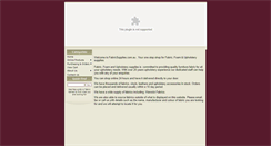 Desktop Screenshot of fabricsupplies.com.au