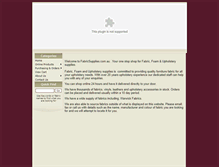 Tablet Screenshot of fabricsupplies.com.au